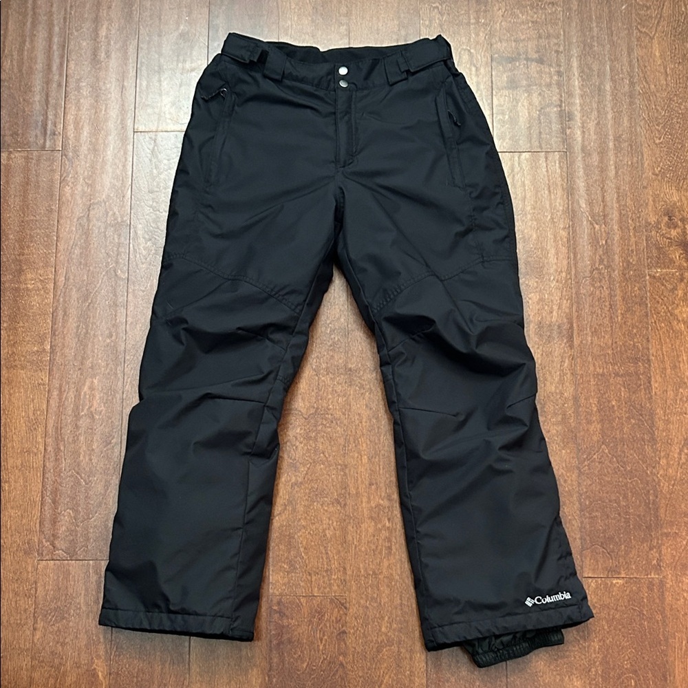 Columbia Women’s Black Insulated Snow Pants, Size Medium Short